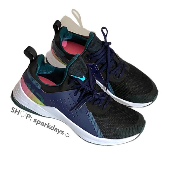 Nike Air Max Black Rainbow Sunset Running Workout Active Women Sneakers NEW! - Picture 2 of 7